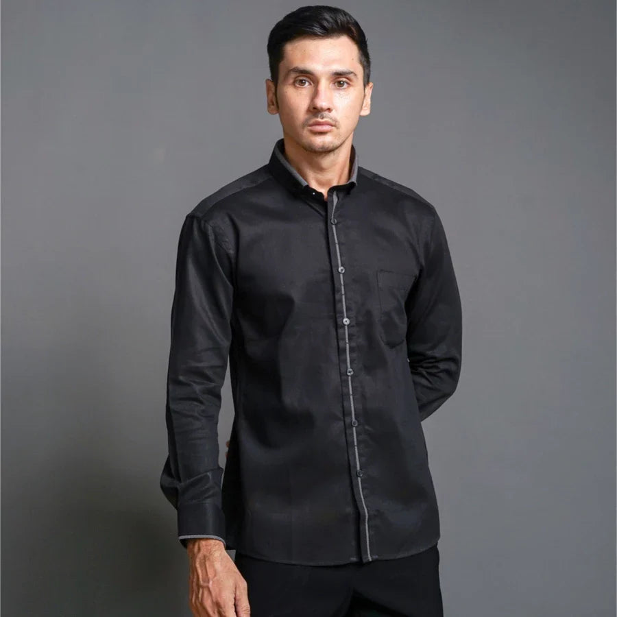 Kemeja Cotton Pique