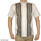 Boss SUPER Kemeja Motif Pria Lengan Pendek Slim Fit 1265