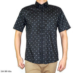 Boss SUPER Kemeja Motif Pria Lengan Pendek Regular Fit 244