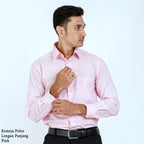 Boss SUPER Men's Long Sleeve Basic Shirt - Pink
