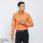Boss SUPER Men's Long Sleeve Basic Shirt - Orange