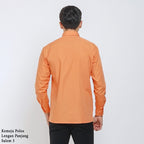 Boss SUPER Men's Long Sleeve Basic Shirt - Orange