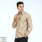 Boss SUPER Men's Long Sleeve Basic Shirt - Brown