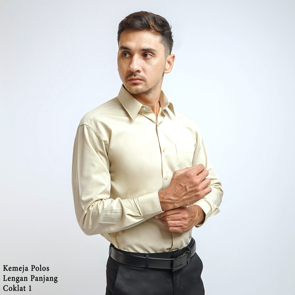 Boss SUPER Men's Long Sleeve Basic Shirt - Brown