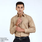 Boss SUPER Men's Long Sleeve Basic Shirt - Brown