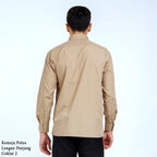 Boss SUPER Men's Long Sleeve Basic Shirt - Brown