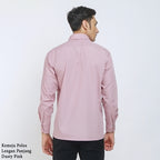 Boss SUPER Men's Long Sleeve Basic Shirt - Dusty Pink