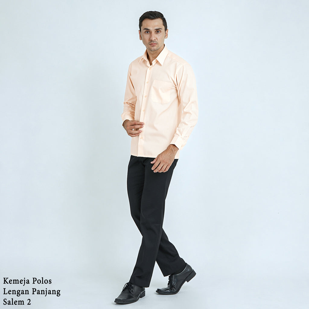 Boss SUPER Men's Long Sleeve Basic Shirt - Orange
