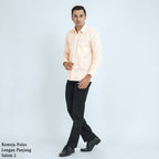 Boss SUPER Men's Long Sleeve Basic Shirt - Orange