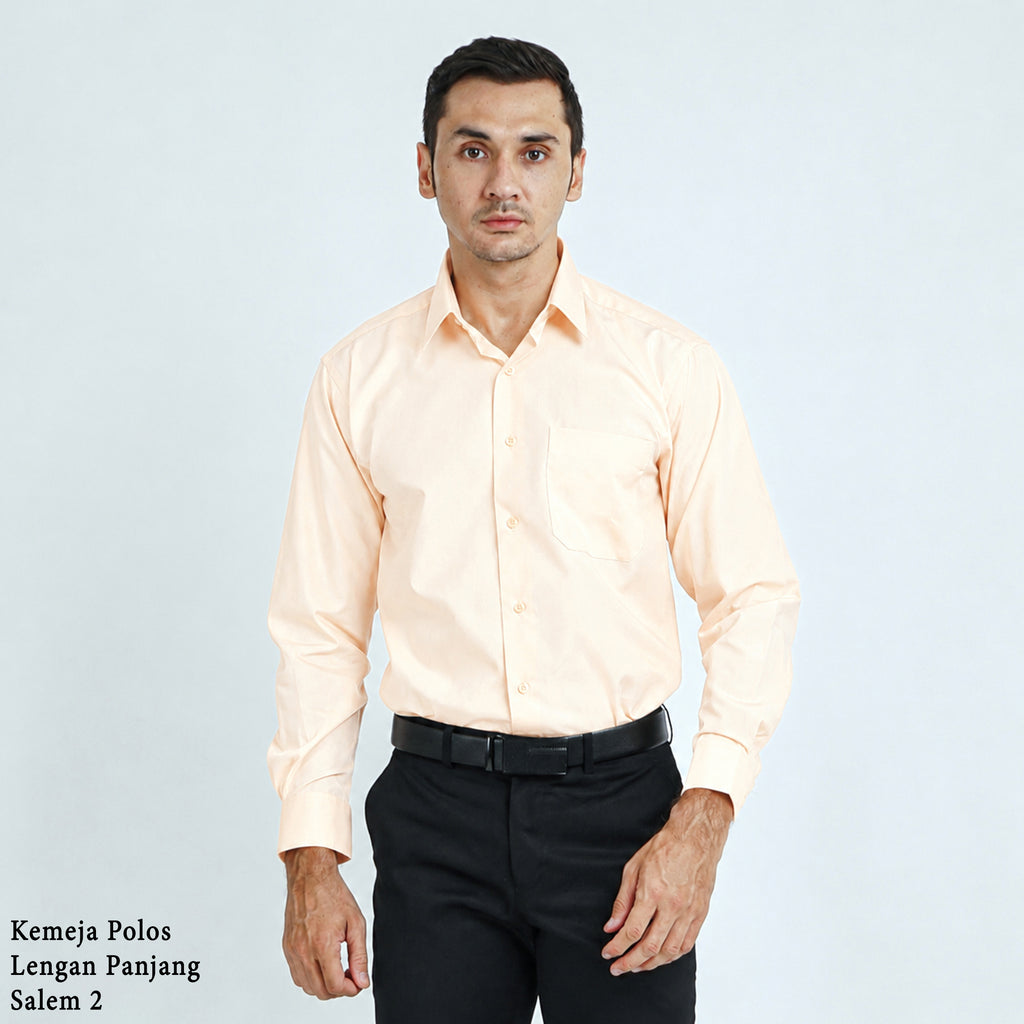 Boss SUPER Men's Long Sleeve Basic Shirt - Orange