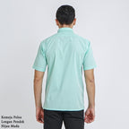 Boss SUPER Men's Short Sleeve Basic Shirt - Mint Green