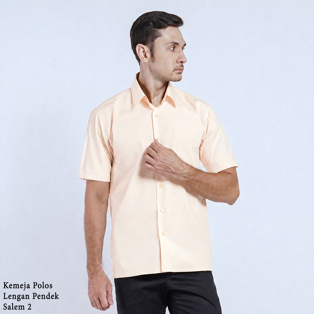 Boss SUPER Men's Short Sleeve Basic Shirt - Orange