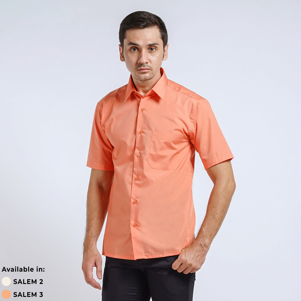 Boss SUPER Men's Short Sleeve Basic Shirt - Orange