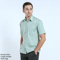 Boss SUPER Men's Short Sleeve Basic Shirt - Sage Green