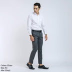 Boss SUPER Celana Panjang Chino Pria Slim Fit Abu