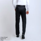 Boss SUPER Celana Panjang Pria Formal Regular Fit HT Hitam