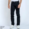Boss SUPER Men's Basic Regular Fit Denim Jeans - Black