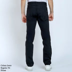 Boss SUPER Men's Basic Regular Fit Denim Jeans - Black