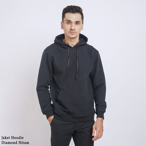 Boss SUPER Jaket Hoodie Fleece Diamond Knit Comfy Premium Fit