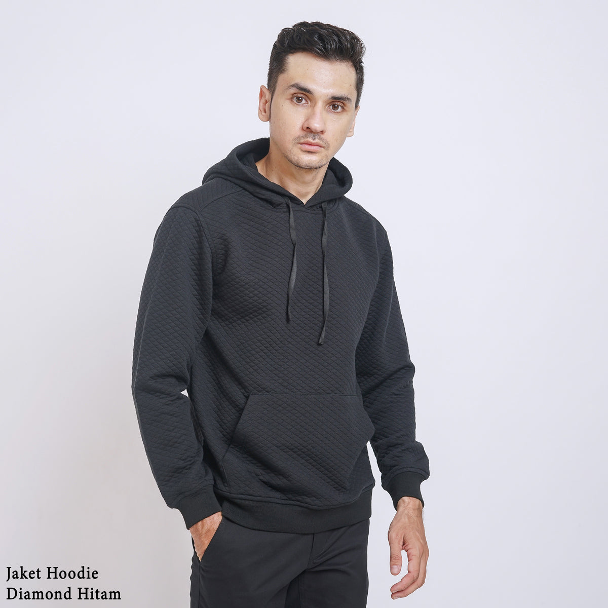 Boss SUPER Jaket Hoodie Fleece Diamond Knit Comfy Premium Fit