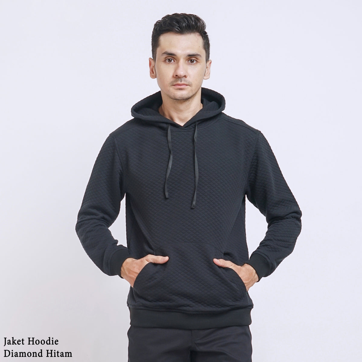 Boss SUPER Jaket Hoodie Fleece Diamond Knit Comfy Premium Fit