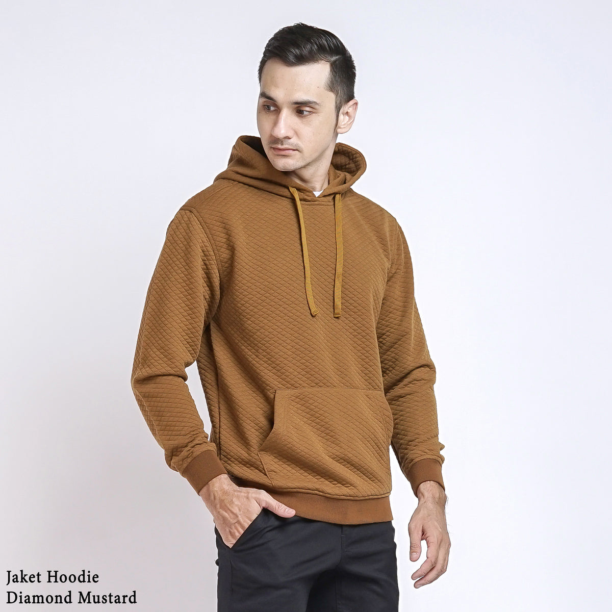 Boss SUPER Jaket Hoodie Fleece Diamond Knit Comfy Premium Fit