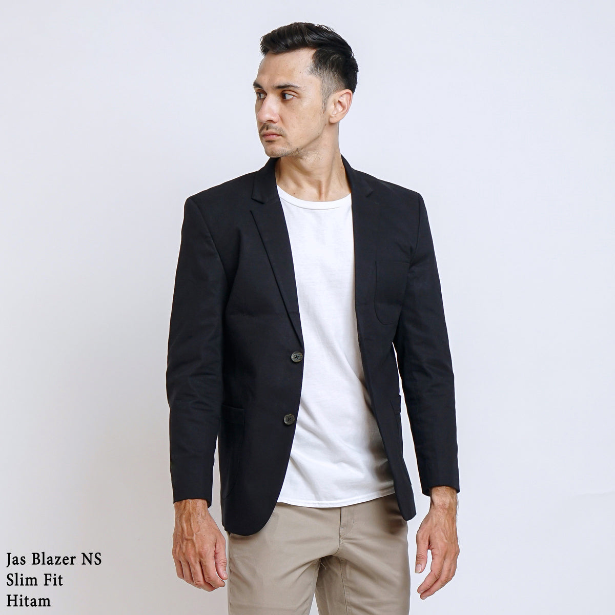 Boss SUPER Jas Blazer Casual NS Slim Fit Hitam