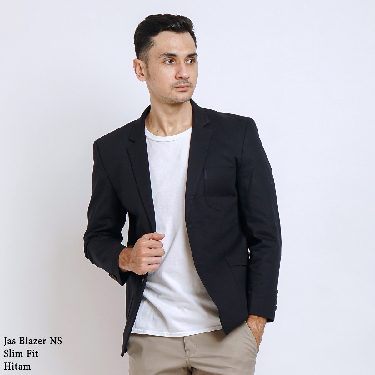 Boss SUPER Jas Blazer Casual NS Slim Fit Hitam