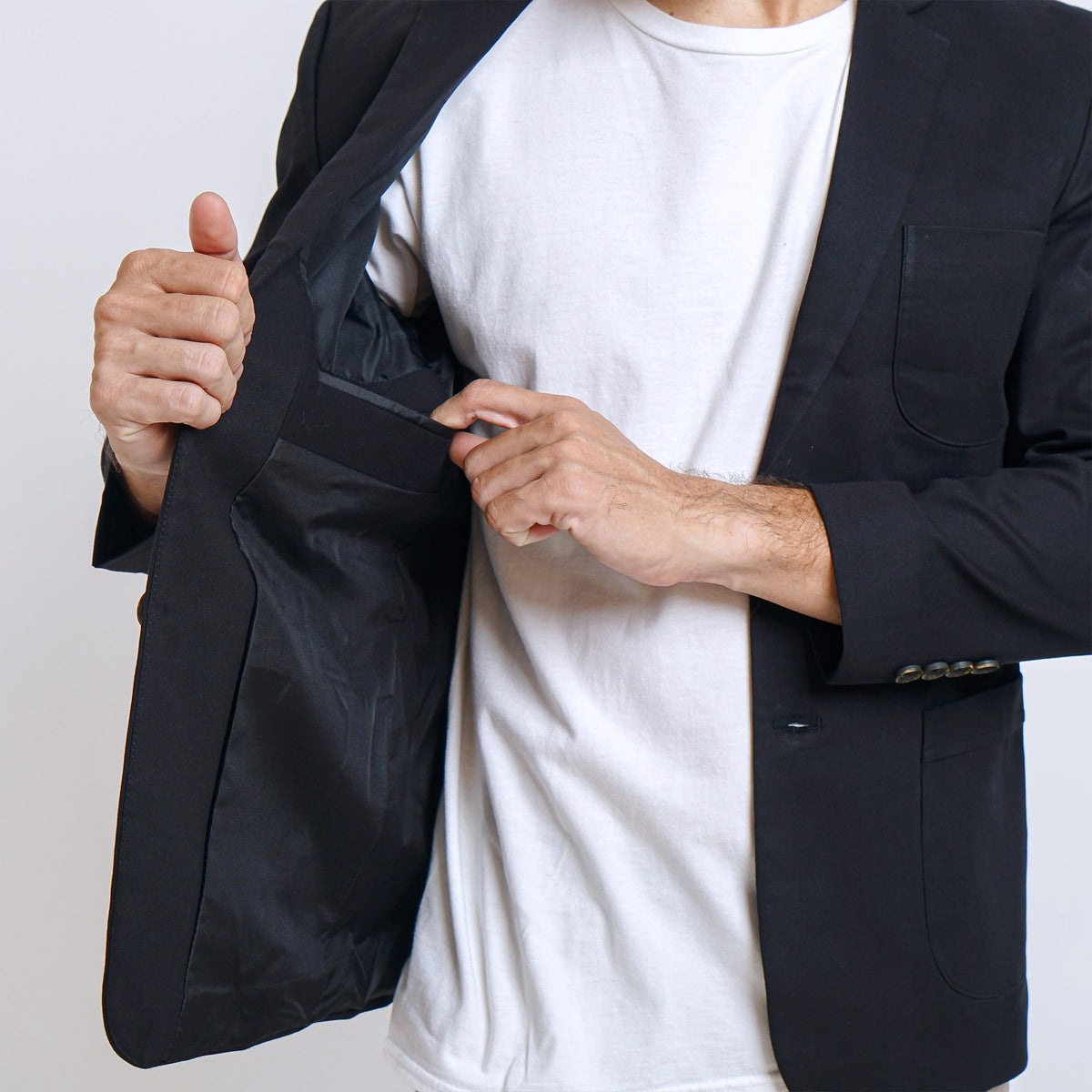 Boss SUPER Men's Casual Slim Fit Blazer - Black (NS)