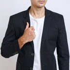 Boss SUPER Men's Casual Slim Fit Blazer - Black (NS)
