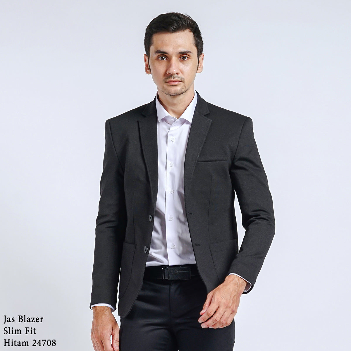 Boss SUPER Jas Blazer Casual Slim Fit Hitam Black 24708