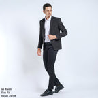 Boss SUPER Men's Casual Slim Fit Blazer - Black (24708)