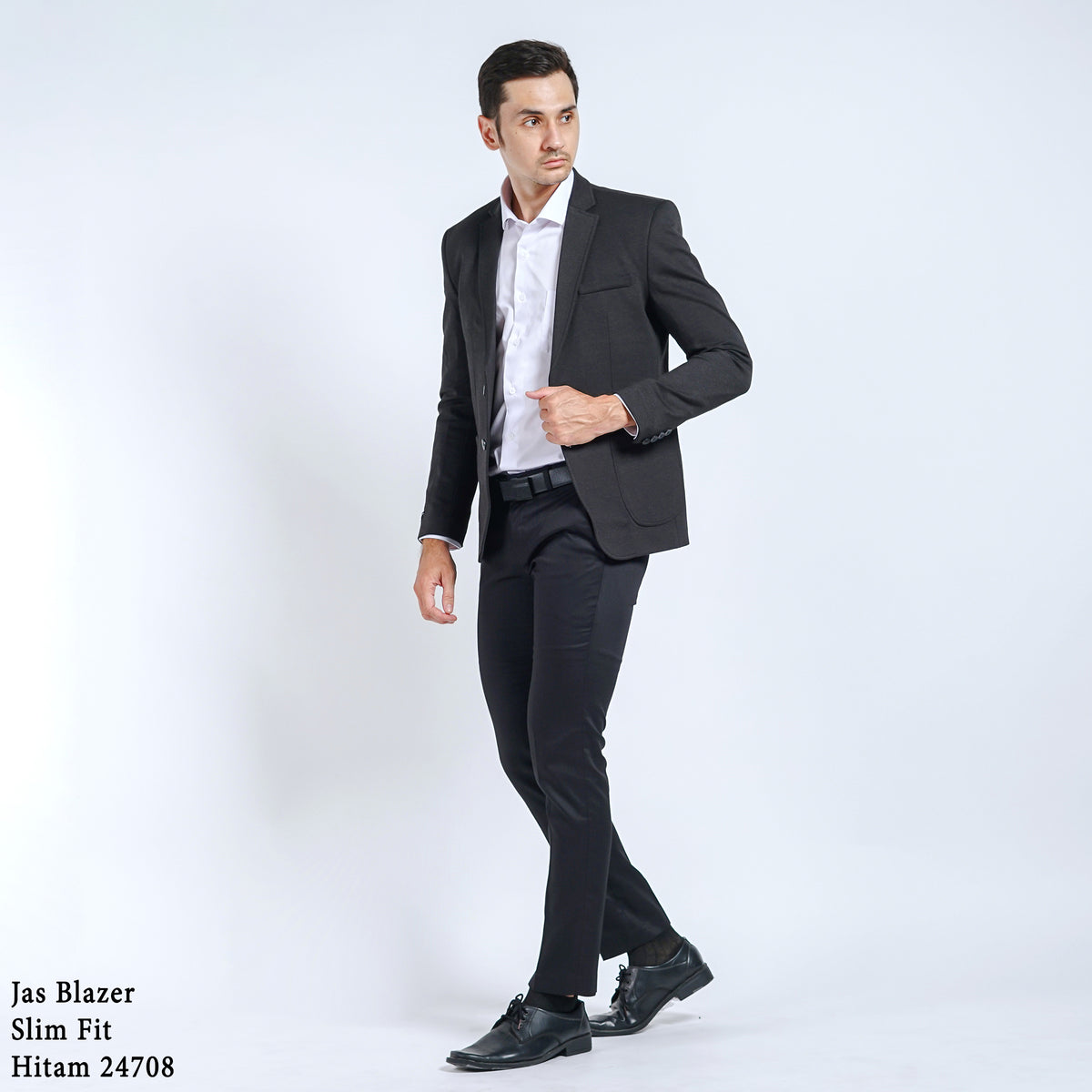 Boss SUPER Jas Blazer Casual Slim Fit Hitam Black 24708