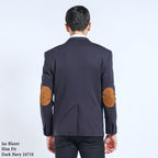 Boss SUPER Jas Blazer Casual Slim Fit Biru Tua Dark Navy 24710