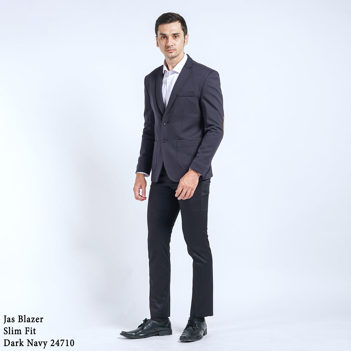 Boss SUPER Jas Blazer Casual Slim Fit Biru Tua Dark Navy 24710