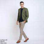 Boss SUPER Men's Casual Slim Fit Blazer - Army Green (NS)