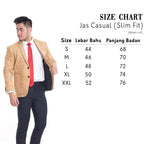 Boss SUPER Jas Blazer Casual Slim Fit Biru Tua Dark Navy 24710