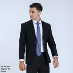 Boss SUPER Men's Formal Regular Fit Blazer - Black (RJB)