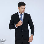 Boss SUPER Men's Formal Slim Fit Blazer - Black (RJB)