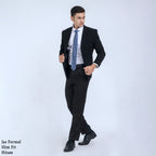 Boss SUPER Men's Formal Slim Fit Blazer - Black (RJB)