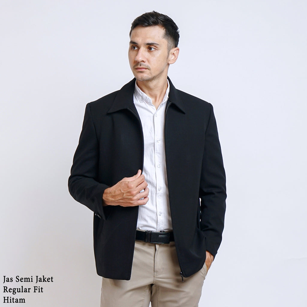 Boss SUPER Men's Formal Semi Blazer Jacket - Black (RJB)