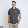 Boss SUPER Kaos Polo / Polo Shirt Pria Regular Fit Abu Tua