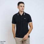 Boss SUPER Kaos Polo / Polo Shirt Pria Regular Fit Hitam