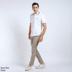 Boss SUPER Kaos Polo / Polo Shirt Pria Regular Fit Putih