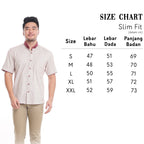 Boss SUPER Kemeja Motif Pria Lengan Panjang Slim Fit 1260