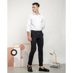Boss SUPER Celana Panjang Chino Pria Slim Fit Hitam