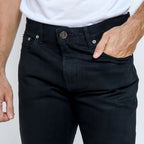 Boss SUPER Men's Basic Regular Fit Denim Jeans - Black