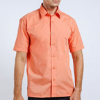 Boss SUPER Men's Short Sleeve Basic Shirt - Orange